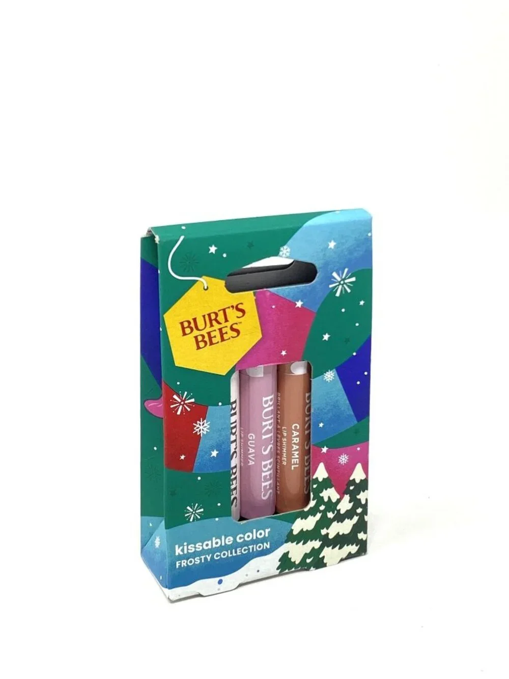 Burt's Bees Holiday Limited Edition Stocking Stuffer Kissable Color Frost 3 Pc